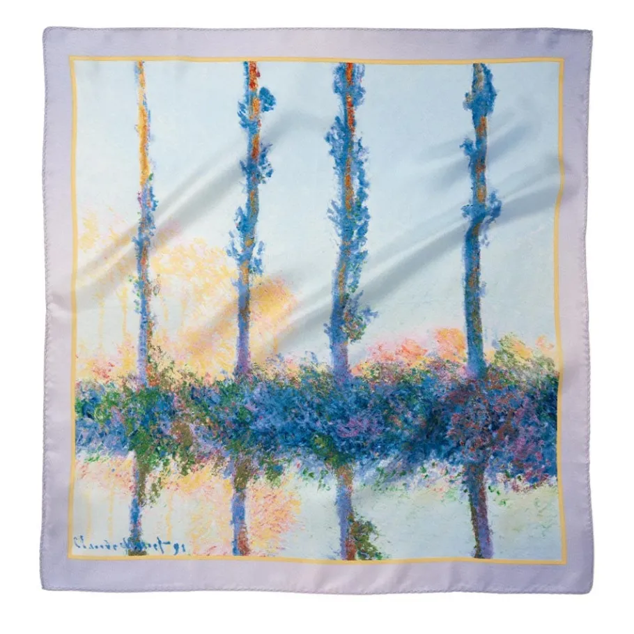 The Met Store Monet Four Trees Neckerchief