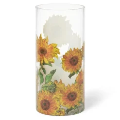 The Met Store Monet Sunflowers Glass Vase