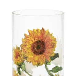 The Met Store Monet Sunflowers Glass Vase