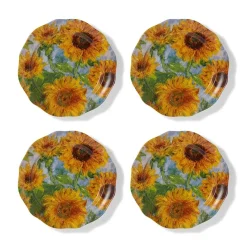 The Met Store Monet Sunflowers Side Plate Set
