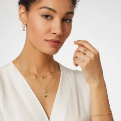 The Met Store Moon and Star Hoop Earrings