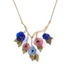 The Met Store Morning Glories Bib Necklace