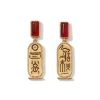 The Met Store New Kingdom Gems Double-Drop Earrings