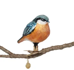 The Met Store Nuthatch Handmade Glass Ornament