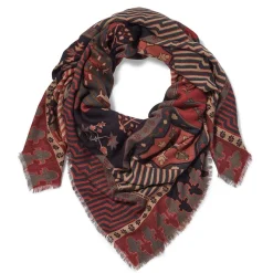 The Met Store Persian Garden Oversize Square Wool Scarf