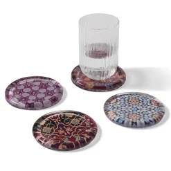 The Met Store Persian Patterns Glass Coasters
