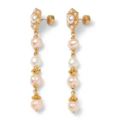 The Met Store Philippine Pearl Linear Drop Earrings