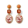 The Met Store Qing Bottle Lotus Pond Drop Earrings