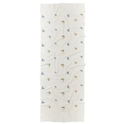 The Met Store Qing Embroidered Butterflies Oblong Scarf