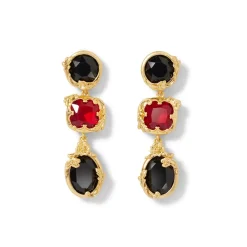 The Met Store Rococo Motifs Drop Earrings