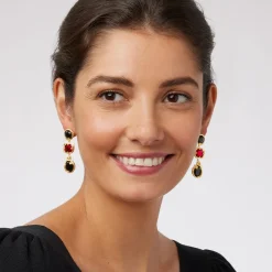 The Met Store Rococo Motifs Drop Earrings