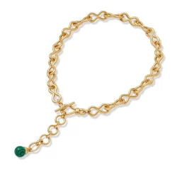 The Met Store Roman Malachite Statement Necklace