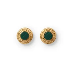 The Met Store Roman Malachite Stud Earrings