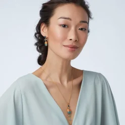 The Met Store Royal Scarab Drop Earrings