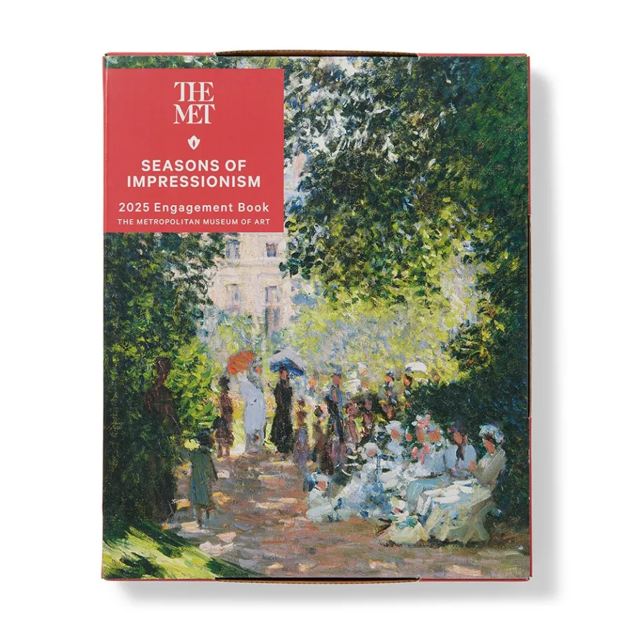 The Met Store Seasons of Impressionism Spiral-Bound Engagement Calendar 2025