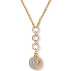 The Met Store Spanish Day and Night Reversible Lariat Pendant Necklace