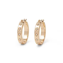 The Met Store Star Hoop Earrings
