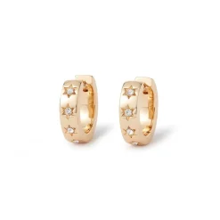 The Met Store Star Huggie Earrings