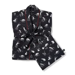 The Met Store Steinlen Cats Unisex Cotton Robe