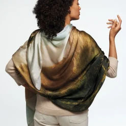 The Met Store Sublime Landscapes Durand Oversize Oblong Silk Scarf