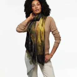 The Met Store Sublime Landscapes Durand Oversize Oblong Silk Scarf