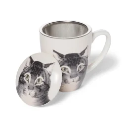 The Met Store The Favorite Cat Covered Mug with Tea Infuser