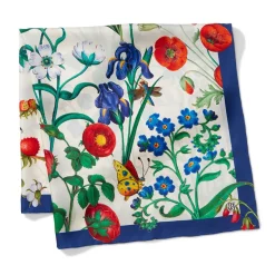 The Met Store The Met Cloisters Garden Square Silk Scarf