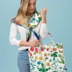 The Met Store The Met Cloisters Garden Square Silk Scarf