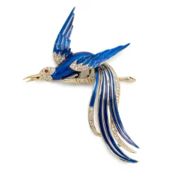 The Met Store Tropical Bird Brooch