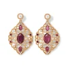 The Met Store Turkish Amethyst Statement Earrings