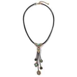 The Met Store Turkmen Leather Statement Necklace