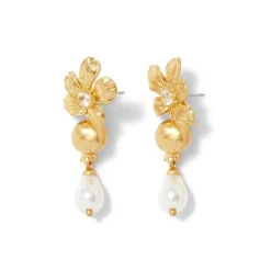 The Met Store Unicorn in a Garden Drop Earrings