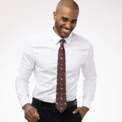 The Met Store Unicorn in a Garden Silk Necktie