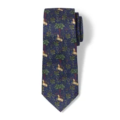 The Met Store Unicorn in a Garden Silk Necktie