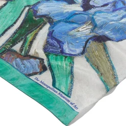 The Met Store Van Gogh Irises Oblong Silk Scarf