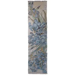 The Met Store Van Gogh Irises Wool-Blend Shawl
