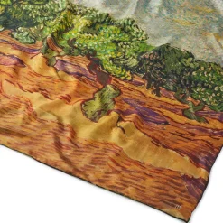 The Met Store Van Gogh Stylized Nature Double-Sided Square Silk Scarf