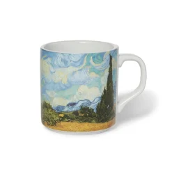 The Met Store Van Gogh Wheat Field with Cypresses Mug