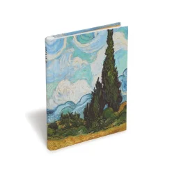 The Met Store Van Gogh Wheat Field with Cypresses Small Pocket Calendar 2025
