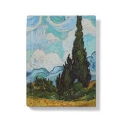 The Met Store Van Gogh Wheat Field with Cypresses Small Pocket Calendar 2025