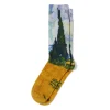 The Met Store Van Gogh Wheat Field with Cypresses Men's Socks