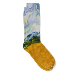 The Met Store Van Gogh Wheat Field with Cypresses Men's Socks