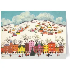 The Met Store Virginia Dehn: Village Scene Holiday Cards