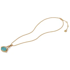 The Met Store Wedjat Eye Scarab Spinning Pendant Necklace