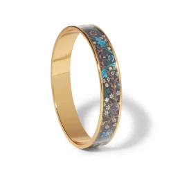 The Met Store William Morris Blackthorn Enamel Bangle