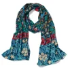 The Met Store William Morris Mixed Patterns Oblong Silk Scarf