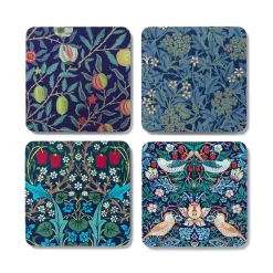 The Met Store William Morris Patterns Coasters