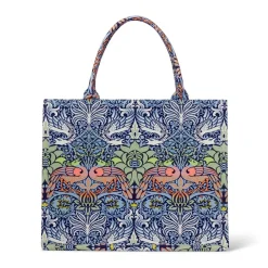 The Met Store William Morris Peacock and Dragon Oversize Structured Tote