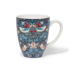 The Met Store William Morris Strawberry Thief Covered Mug with Tea Infuser