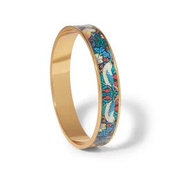 The Met Store William Morris Strawberry Thief Enamel Bangle